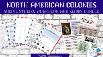 Preview of North American Colonies Bundle - Alberta Social Chapter 3