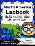 North America Lapbook & Interactive Notes