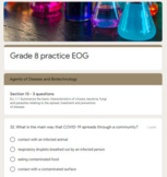 North Carolina 8th grade science practice EOG