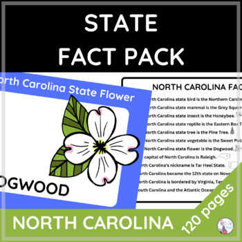 Preview of North Carolina Activities - State Fact & Symbol Pack - Memorize, Learn, Practice