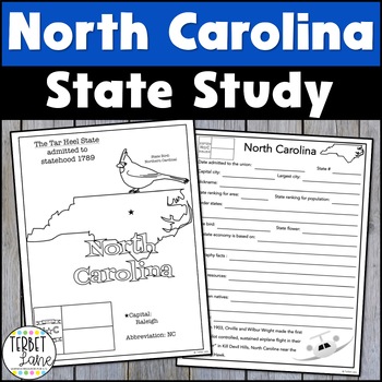 Preview of North Carolina History and Symbols Unit Study