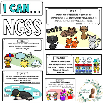 North Carolina Kindergarten Science Standards and I Can Statements