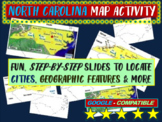 North Carolina Map Activity- fun, engaging, follow-along 1