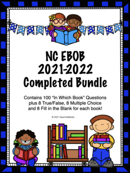 Preview of North Carolina (NC) Elementary Battle of the Books (EBOB) 2021-2022 Bundle