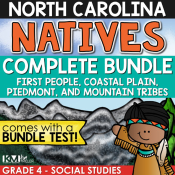 Preview of North Carolina Native Americans Bundle with Free Bonus Unit Test