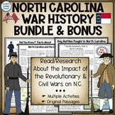 North Carolina Revolutionary and Civil War Literacy Activi