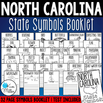 Preview of North Carolina State Symbols Booklet & Test