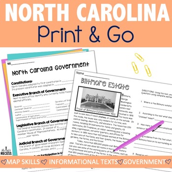 Preview of North Carolina Teaching Resources