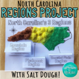 North Carolina's Three Regions Salt Dough Map Project