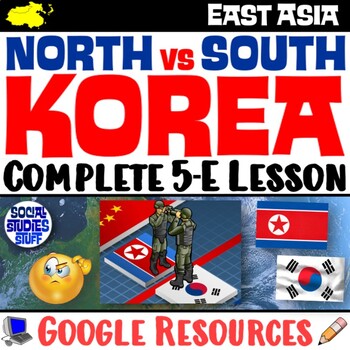 Preview of North Korea vs South Korea 5-E Lesson | What is the Difference? | Google