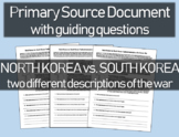 North Korea vs. South Korea textbook descriptions of the W