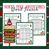 North Pole Adventures Word Search Puzzle | Christmas Activities
