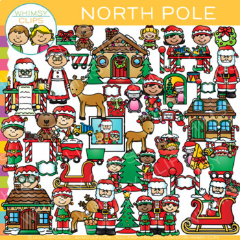 Preview of Christmas North Pole Clip Art