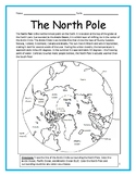 North Pole Printable Worksheet with map