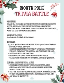 North Pole Trivia Battle, Christmas Party Game, Christmas 