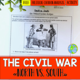 North vs. South Political Cartoon Analysis FREEBIE