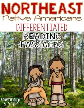 Preview of Northeast Native Americans Differentiated Reading Passages and Questions