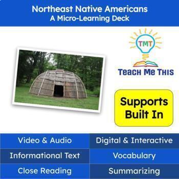 Preview of Northeast Native Americans Informational Text Reading Passage and Activities