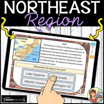 Preview of Northeast Region Digital Boom Cards