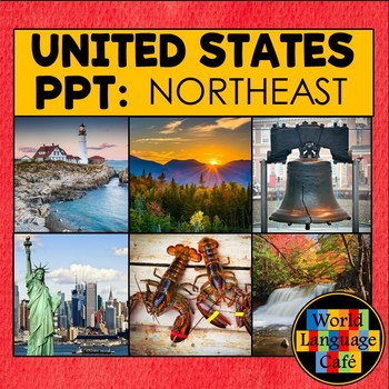 Preview of NORTHEAST REGION OF THE US POWERPOINT PHOTOS ⭐ Northeast States ⭐ Google Slides
