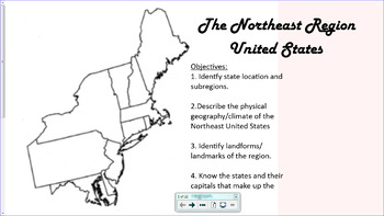 Preview of Northeast Region United States