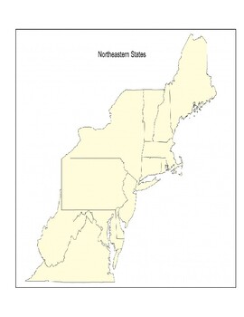 Northeast states recognition by Sunny Shores | TPT