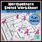 Northeastern States Worksheet 