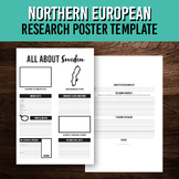Northern European Countries Research Poster Project Bundle