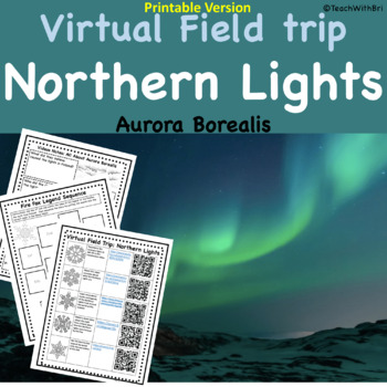 Preview of Northern Lights Virtual Field Trip Aurora Borealis