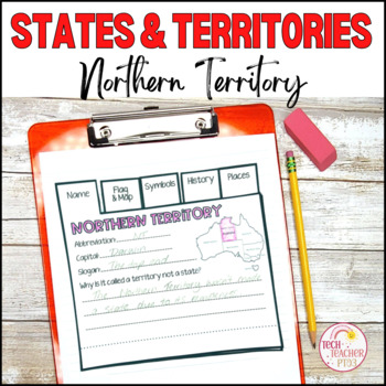 Preview of Northern Territory Interactive Notebook and Slides
