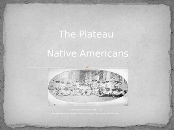 Preview of Northwestern Plateau Indian Tribes PowerPoint