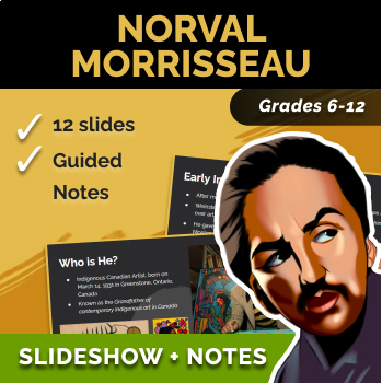 Preview of Norval Morrisseau - Slideshow & Speaker Notes [Canadian Indigenous Artist]
