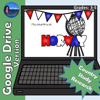 Preview of Norway Country Study | Google Drive Version | Distance Learning