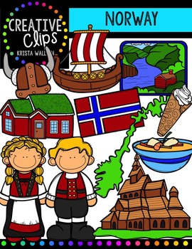 Preview of Norway {Creative Clips Digital Clipart}