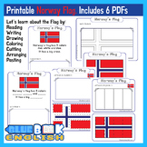 Norway Flag Activity | Norwegian Flag Craft Differentiated