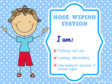 Nose Wiping Station Sign