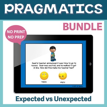 Preview of Pragmatic Language Not Bad Behavior Expected Unexpected DIGITAL speech therapy