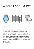 Not Peeing or Urinating in Public Social Story