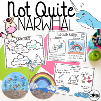 Preview of Not Quite Narwhal Read Aloud - Reading Activities - Reading Comprehension