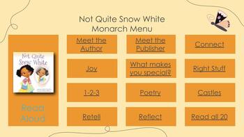 Preview of Not Quite Snow White By: Ashley Franklin Choice Board in Google Slides M24