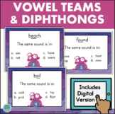 Vowel Digraphs Diphthongs Dipthongs 2nd 3rd Grade Phonics 