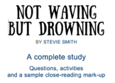 Not Waving But Drowning: A nice set of activities and questions