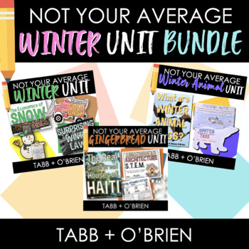Preview of Not Your Average WINTER Bundle