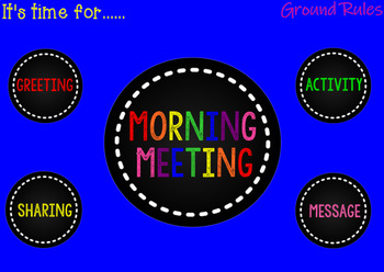 Preview of Not Your Grandma's  Morning Meeting (SB file for the Responsive Classroom)