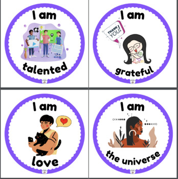 Preview of Not your typical affirmation cards/ English version