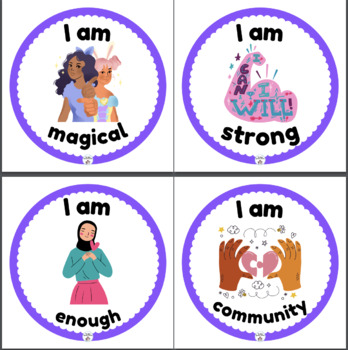 Affirmations for Kids, Mini Stickers, Afirmation Stickers for Kids