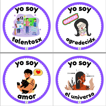 Preview of Not your typical affirmation cards/ Spanish version