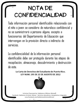 Preview of Nota de confiencialidad_FREE