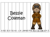 Notable African Americans Bessie Coleman themed Alphabet S