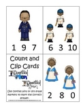 Notable African Americans themed Count and Clip Cards chil